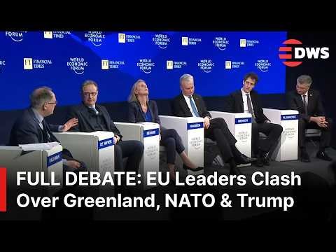 FULL DEBATE: European Leaders Face Off in Tense Public Clash Over Greenland, NATO & Trump | AC1E