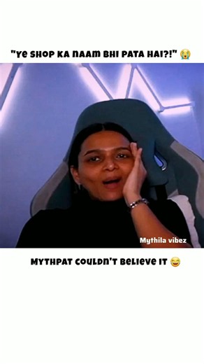 Mythpat couldn't believe it 😭! ‪@Mythpat‬ #urmila #mythplays #mythila