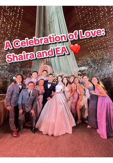 Celebrating Love: Shaira and EA's Joyous Wedding