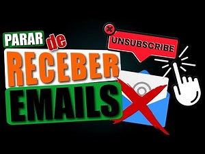 Como CANCELAR INSCRIÇÃO de Sites pra PARAR DE RECEBER emails Indesejados