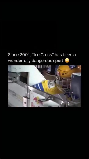 Neone Explain on Instagram: "Since 2001, Ice Cross has been one of the most dangerously thrilling sports on Earth. 🧊🏁 Competitors race down steep, icy tracks filled with drops, tight turns, jumps, and obstacles, often reaching speeds over 50 mph while skating shoulder to shoulder. Crashes are common, injuries are real, and finishing the race alone is considered an achievement. ⛸️💥 What started as a niche extreme event has grown into a global spectacle, proving that sometimes the most exciting