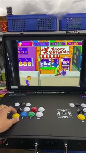 The simpsons 24 inch raspberry pi 5 batocera arcade #arcadegame #batocera #raspberrypi