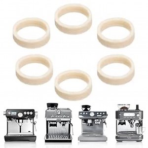 Felt Washer Replacement for Breville Espresso Machine Grinders (6 Pack), Felt Washer Lower Burr Wool Ring Compatible with BES870, BES878, BES880, BES980, BCG820 Accessories