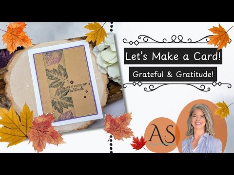 🍁Craft a Cozy Fall Grateful Card |Simple Tutorial for Beginners #diy #craft #cardmaking