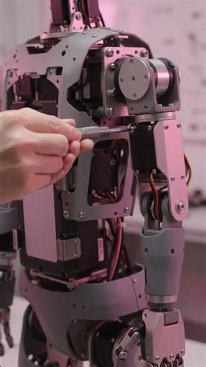 Pink Ameca Humanoid Robot: From Precision Parts to a Futuristic Robot | Ultra Realistic ASMR (4K) 🤖🩷