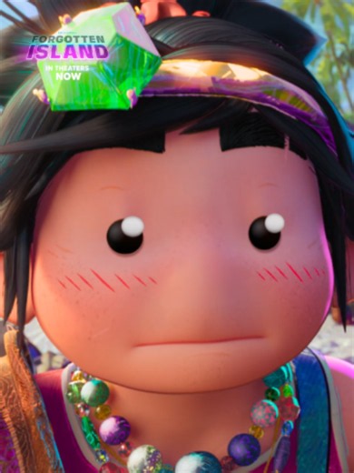 The haircut highkey looks great though 🔥 Experience Forgotten Island now playing in theaters! Get tickets now: Link in bio