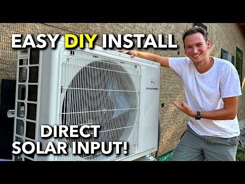 EG4 Hybrid SOLAR Mini Split DIY Install (Pre-Charged) | Direct PV Input For Maximum Efficiency!