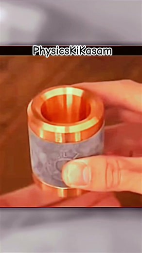 “Why does it fall slower inside copper? 🤯”|LENZ LAW