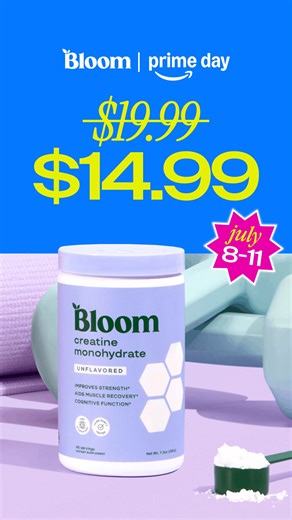 Prime Day is back! 🎉 Run and stock up on EVERYTHING Bloom for up to 40% OFF July 8-11. | Bloom Nutrition