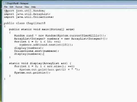 InfiniteSkills Tutorial | Java - Sorting An Array List | Training Essentials