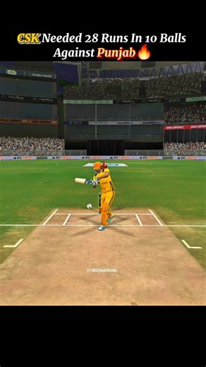 Dhoni Time? CSK Require 28 off 10 Against Punjab 🔥#shorts#msdhoni#csk#cricketshorts