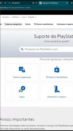 ERROS DE CÓDIGOS PLAYSTATION 4 E 5 RESOLVA AGORA