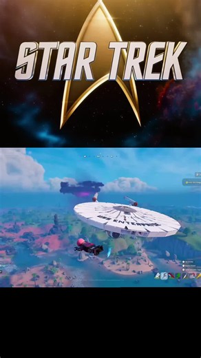 Starship Enterprise LEGO Fortnite Build Collaboration