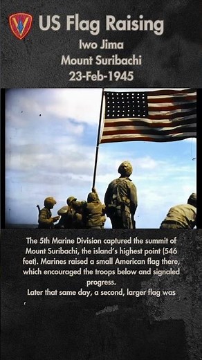 Finally identified - USMC Flag Raising on Iwo Jima 🇺🇸 1945 (Original footage)
