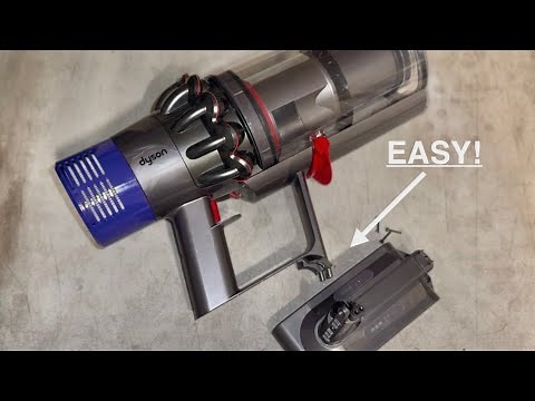 DYSON V10 - HOW TO REMOVE THE BATTERY ON A DYSON V10