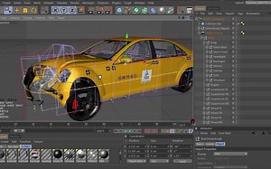 C4D汽车绑定Heyne Drive2