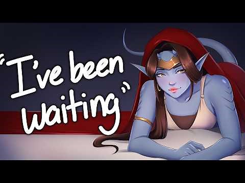 Finding Your Gargoyle Girl In Your Bed "I've been waiting~" (ASMR) (Stormy Cuddles)