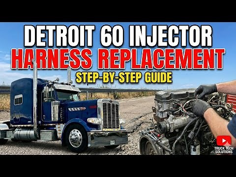 Detroit 60 Series Injector Harness Replacement