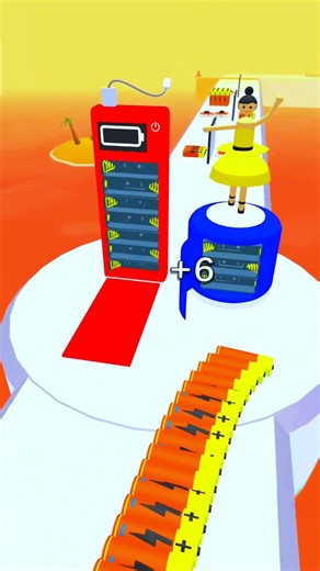 Battery Run 🔋⚡ Extreme Power Survival | Part 70 #batteryrun #shorts #gaming