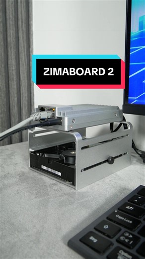 ZimaBoard 2 Home Server with 2-Bay HDD Rack Tray #ZimaBoard2 #ZimaBoard #Zima #Server #HomeServer