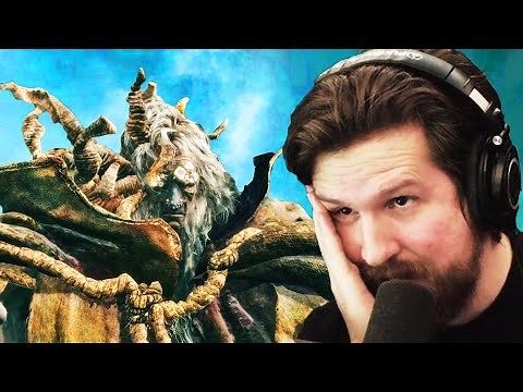 Destroying Margit the Fell Omen 1st try - [Elden Ring - Part 2] (clickbait)