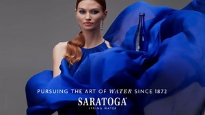 Saratoga Spring Water Bottles, 12 Pack – Still Bottled Water – Recycled PET Plastic Bottles – 28 Fl Oz