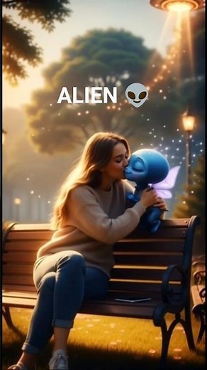 She Met an Alien... and Fell in Love ❤️👽💫 #alien #scifiromance #aivideo #viralshorts #lovestory