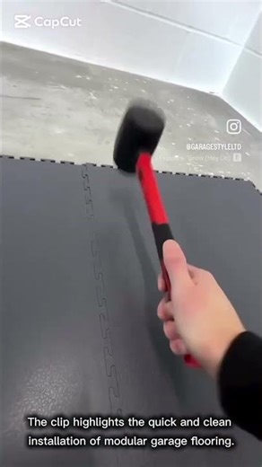 Garage Floor Transformation with Interlocking Tiles