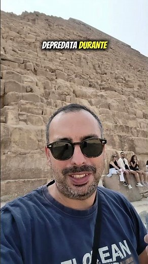 The Pyramid of Khafre from below #history #curiosities #pyramids