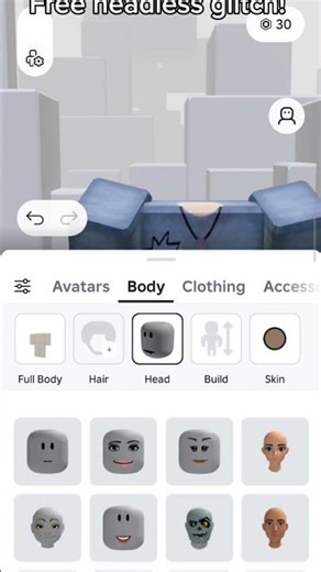 It ONLY WORKS ON R15 Free headless? #viral #glitch #roblox #fyp #fast #real #funny #memes #nobatidao