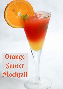 Orange Sunset Mocktail
