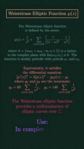 RANKING 100 FUNCTIONS BY DIFFICULTY | Level #84 Weierstrass Elliptic Function #RecentDrift