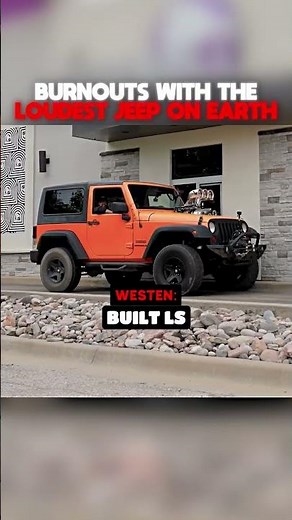The Loudest Jeep Burnout Prank 🤯