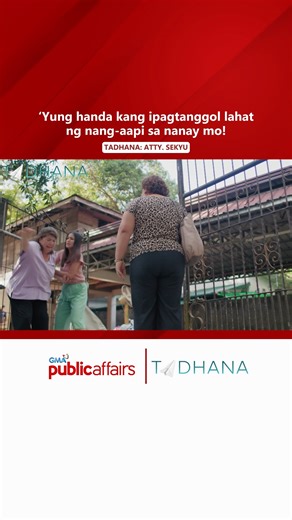 ‘Yung handa kang ipagtanggol lahat ng nang-aapi sa nanay mo! 💪 Abangan ang kuwento ng TADHANA: ATTY. SEKYU ngayong Sabado, 3:15 PM sa GMA-7 at sa GMA Public Affairs’ Facebook and YouTube livestream. | GMA Public Affairs