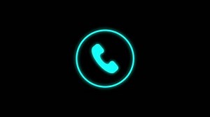Animation of Incoming Call Icon. Call Answer. Phone Dial Symbol. Phone interface icon animation. Telephone icon animation on