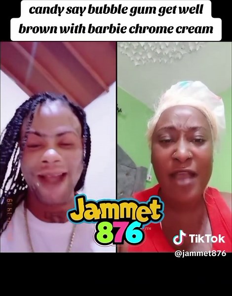 Bubble Gum Color Change with Barbie Chrome Cream