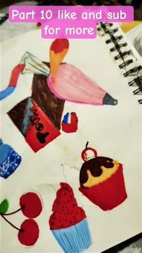 #part 10 of drawing food until I fill up the page #drawingskill #for you page #bejeweled taylorswift