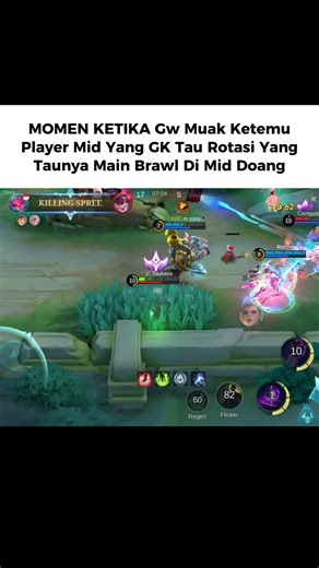 makanya klu main mage jgn brawl di mid doang #mobilelegends #fypシ゚viral #mobilelegendsbangbang