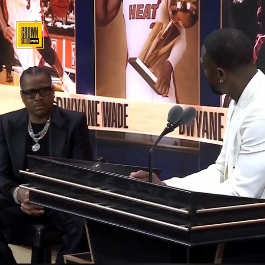 Dwyane Wade tells Allen Iverson he wore an arm sleeve because A.I. #halloffame #nba #legend #sports #basketball #dwyanewade #viral #hof | Crown Nation Sports