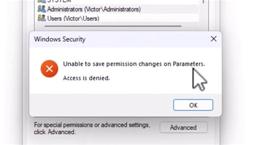 Solved - Unable to save changes to permissions on registry key on Windows 11 / 10 / 8 / 7