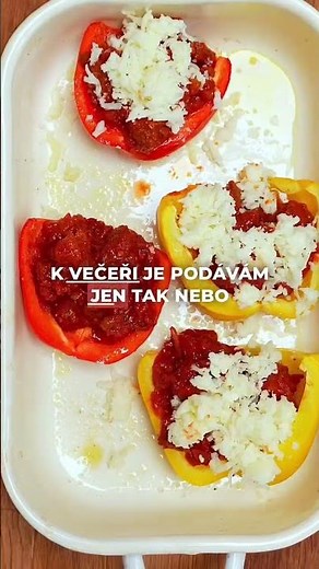 Co jíst při hubnutí? Zapečené plněné papriky