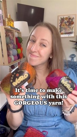 🧶 Crocheting with me using NORO yarn & a GORGEOUS pattern 🧶