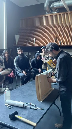Lyme Academy of Fine Arts on Instagram: "Co-Artistic director Jordan Sokol walked students through a demonstration on stretching linen, toning, and how to transfer drawings onto canvas. 💡Stretching your own canvas isn’t just about prepping a surface—it’s about setting a standard of quality for your entire artistic process. When you take the time to prepare every detail, it shows in the final piece."