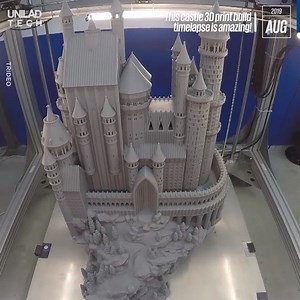 This incredible castle is the result of 260 hours printing time 😲 | UNILAD Tech
