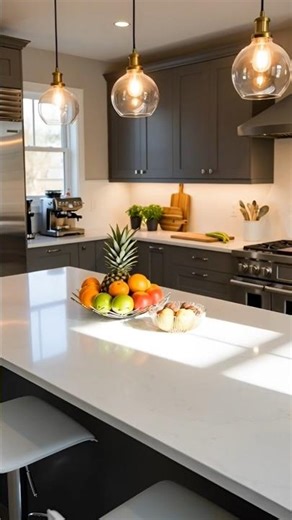 Destroyed Kitchen → Luxury Waterfall Island Transformation 🤯From Broken Kitchen to $50K Luxury Makeo