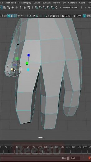 Perfect Hand Topology in 3 Steps #tutorial #3d