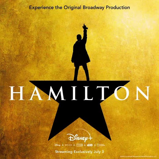 The original Broadway production of Hamilton, filmed onstage at the Richard Rodgers, is coming exclusively to @DisneyPlus on July 3rd. #Hamilfilm