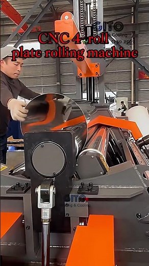 Cnc Four Roll Plate Rolling Machine