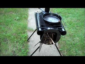 Starting a Wood Fire & Review of Camping Wood Stove