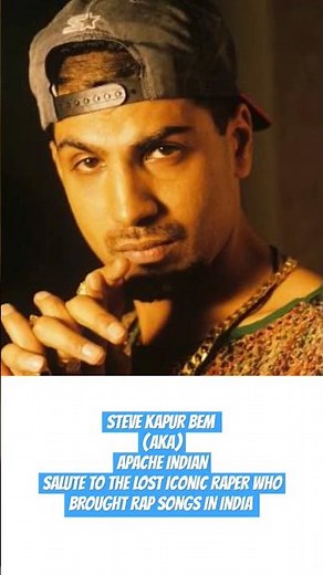 Apache Indian, the lost icon of Rap Songs ! #inspirational